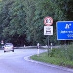 Autobahn Ausfahrt Untereschbach